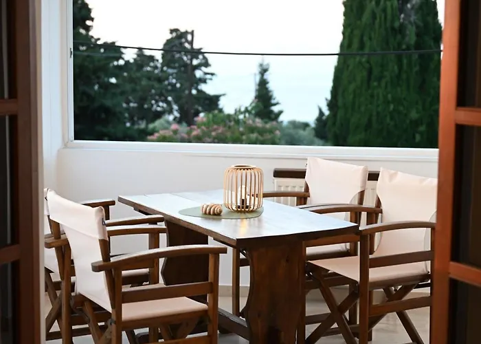 Sea View Gem Steps To Zia Square Hot Tub Villa Lagoudi Zia