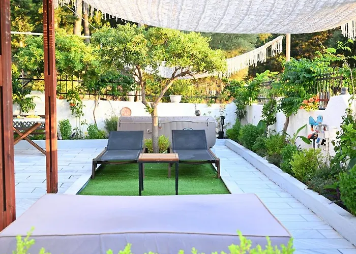 Sea View Gem Steps To Zia Square Hot Tub Villa Lagoudi Zia
